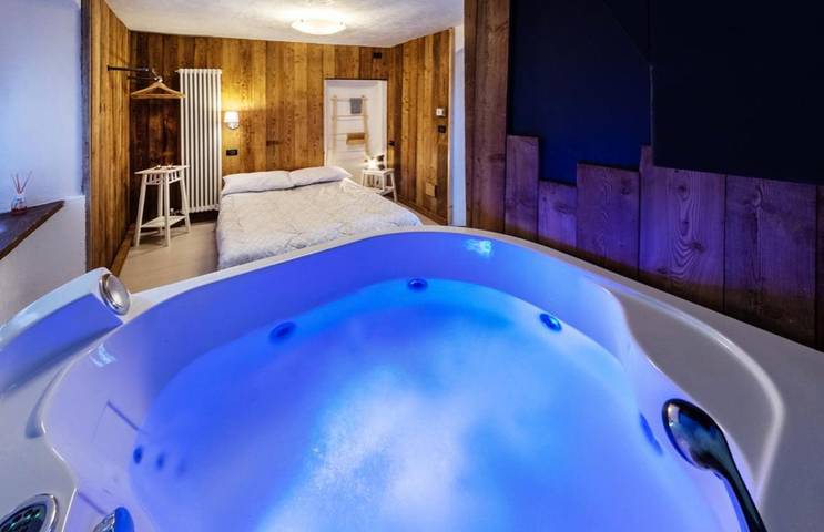 Gîte pour 6 personnes, avec sauna ainsi que terrasse et vue dans Nus - 3