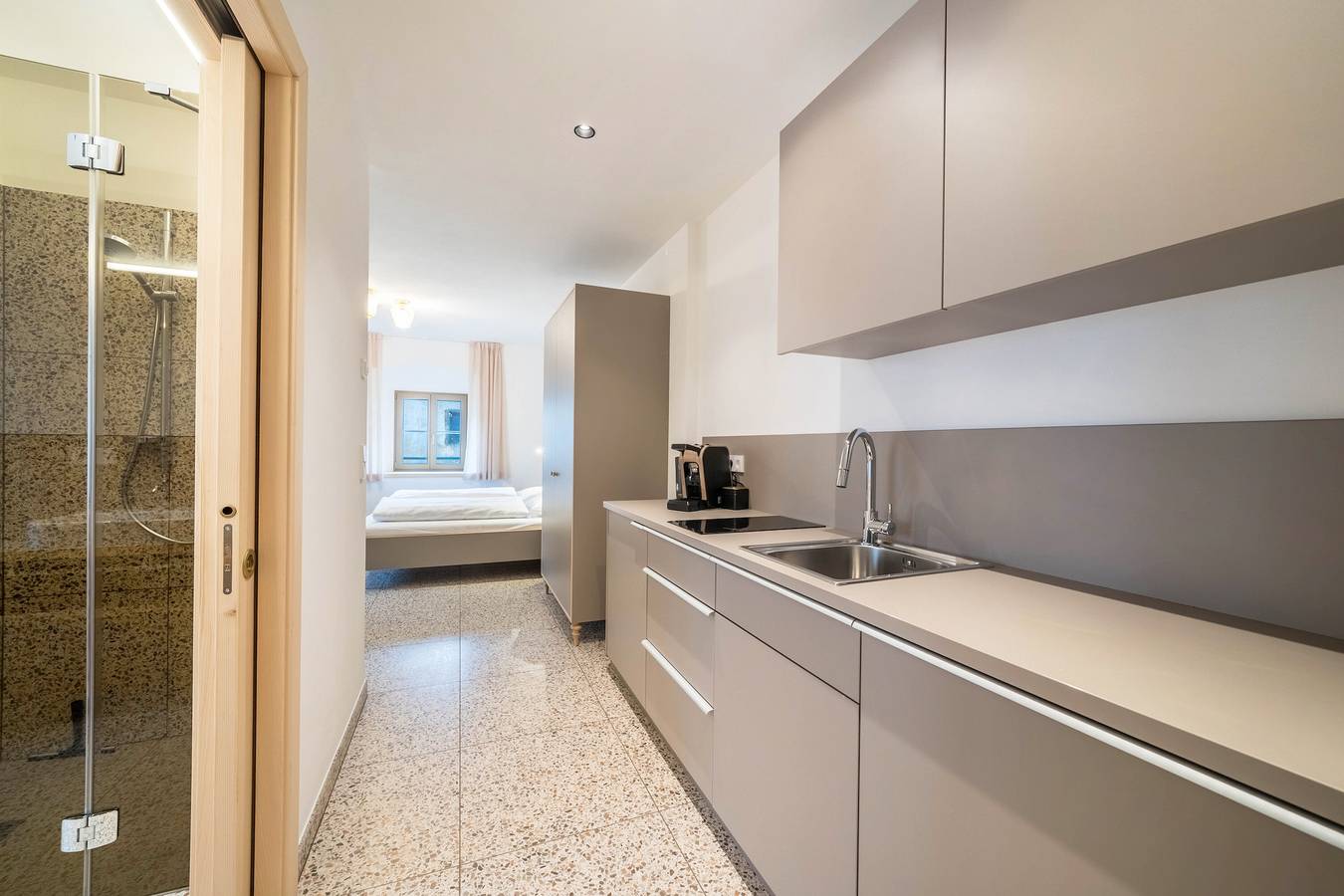 Ganze Wohnung, Ferienwohnung "Domus Faber 4" mit Bergblick, Gemeinschaftsterrasse und Wlan in Meran, Texelgruppe