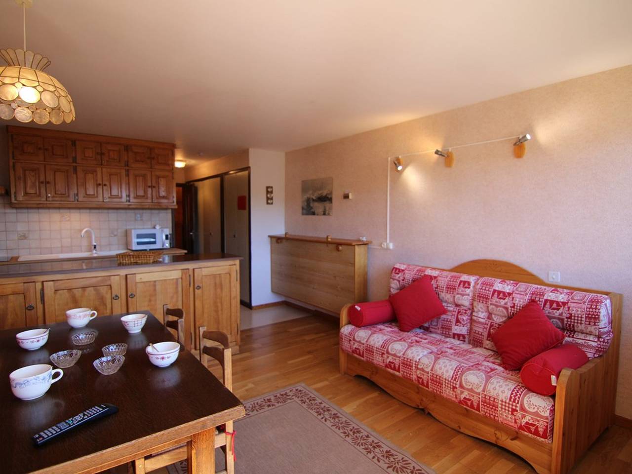 Apartamento entero, Apartamento de 2 piezas en Les Saisies - 6 personas, balcón sur in Les Saisies, Albertville region