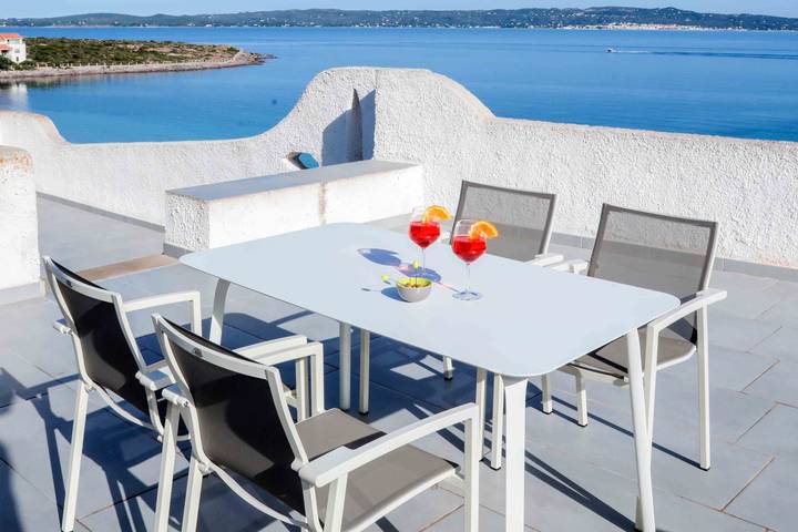 Luxury Beachfront Villa Kaleidos in Spiaggia Sotto Torre, Calasetta