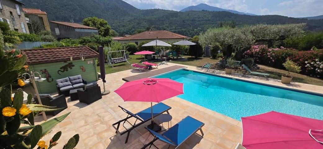 Location de vacances pour 3 personnes, avec jardin ainsi que piscine et vue, animaux acceptés à Vernet-les-Bains - 4