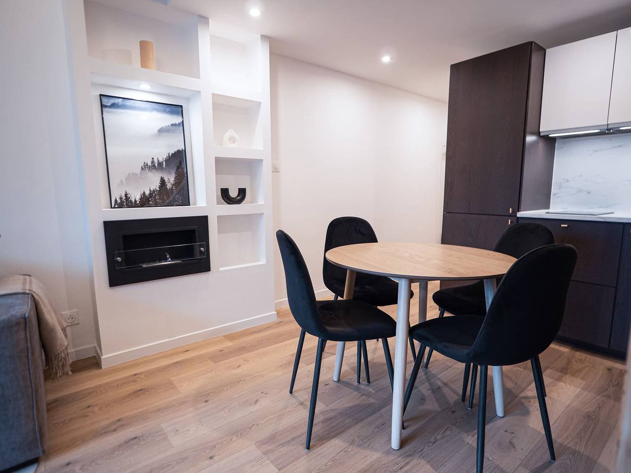 Appartement entier, Appartement de vacances pour 4 personnes avec balcon in Les Houches, Massif du Mont-Blanc