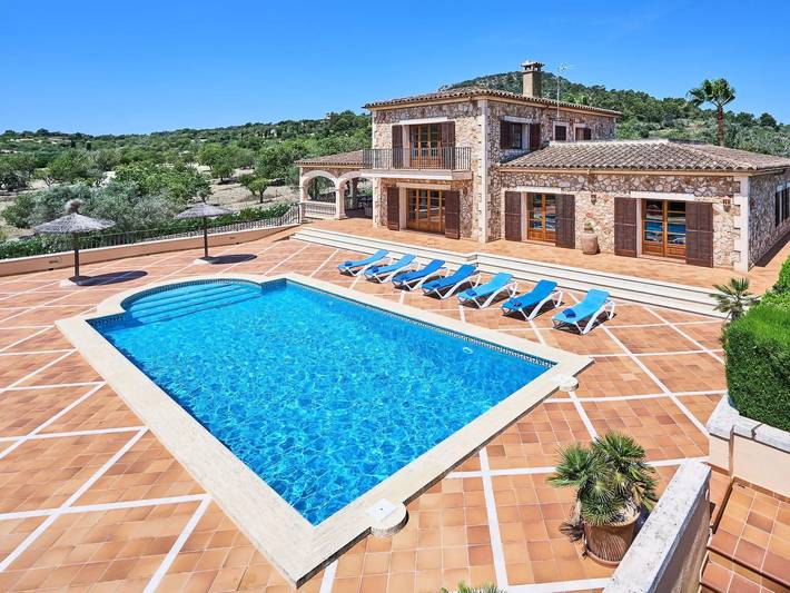Finca für 8 Personen, mit Pool und Garten in S'Alqueria Blanca