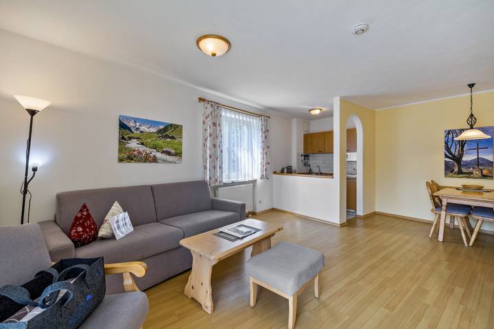 Appartement entier, Appartement « Brünnstein - n° 5 » avec vue sur la montagne, piscine commune et sauna in Oberaudorf, Alpes bavaroises