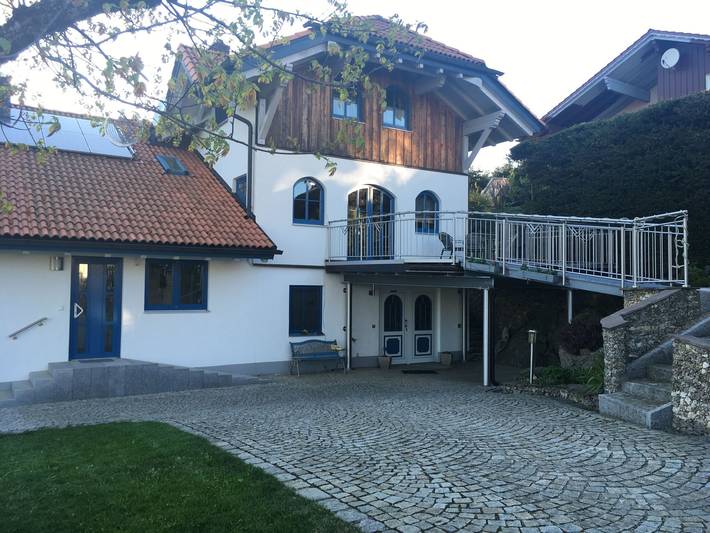 Bungalow für 2 Personen, mit Terrasse und Garten sowie Sauna und Ausblick in Niederbayern