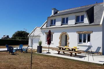 Gîte pour 7 personnes, avec jardin et terrasse à Plovan