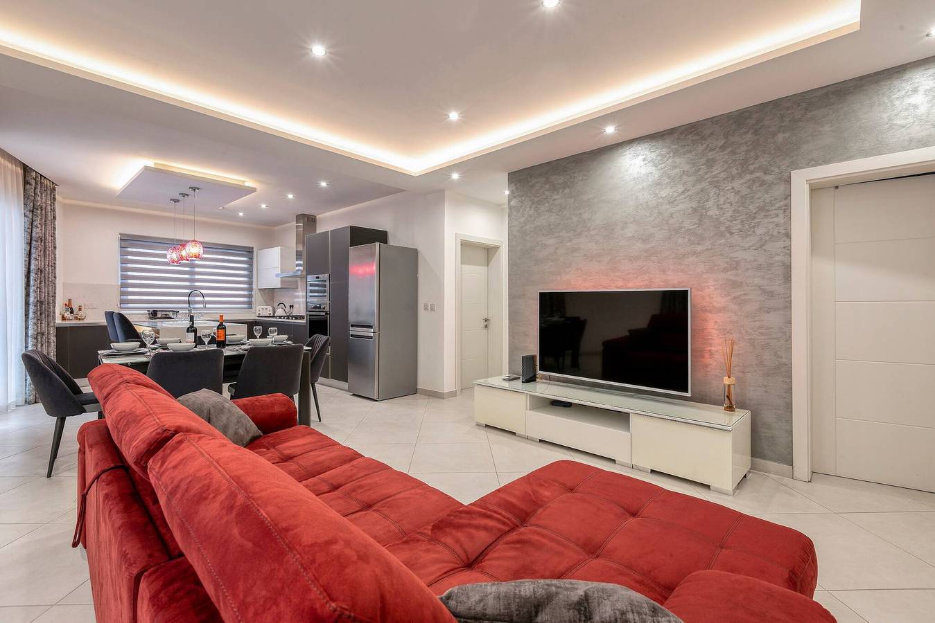 Ganze Wohnung, Luxuriöses und gemütliches 3-Zimmer-Appartement in Gzira, in der Nähe von Sliema und St. Julian's zu Fuß erreichbar in Gzira, Insel Malta
