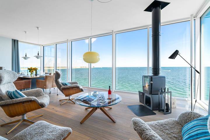 Ferienhaus mit Meerblick für 6 Personen, mit Sauna und Terrasse in Kappeln