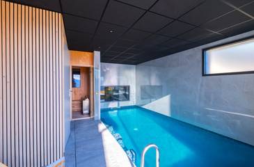 Cottage pour 10 personnes, avec jacuzzi ainsi que terrasse et sauna dans La Combe-de-Lancey
