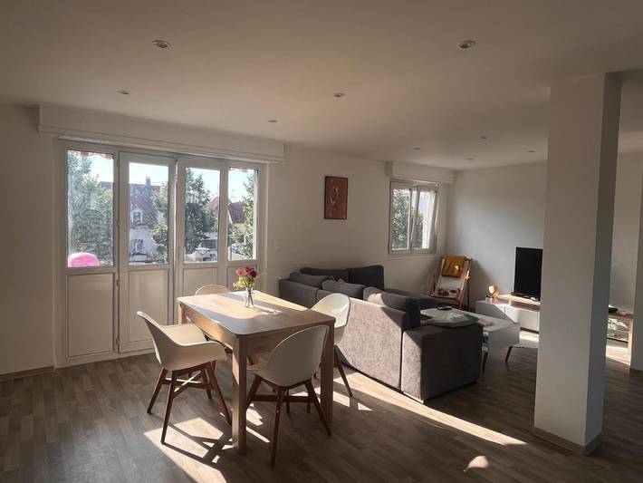 Gîte pour 6 personnes, avec balcon et vue à Bischheim - 3