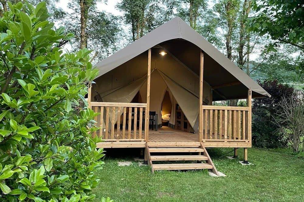 Zecamping 3 étoiles piscine chauffée dog friendly tente 23m2 5 pers in Sorèze, Castres und Umgebung