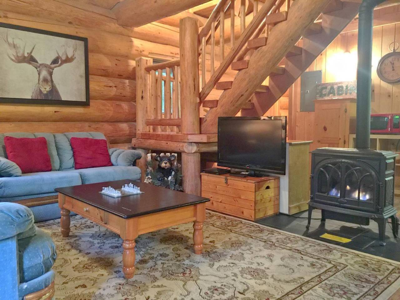 Echte Blockhütte mit Kamin und Wi-fi in Glaciar, Bosque Nacional de Mount Baker-Snoqualmie