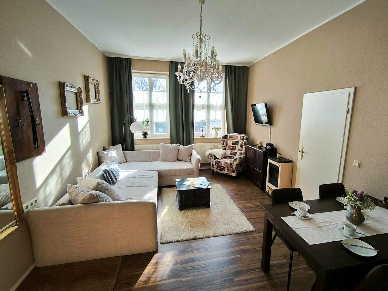 Apartamento de férias inteiro, Apartment London (Garten & Pool als Extra möglich) barrierefrei in Muhlhausen, Unstrut-Hainich