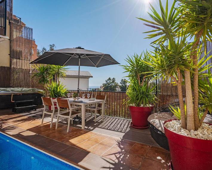 Casa rural para 10 personas, con piscina además de vistas y jardín, Se admiten mascotas en Fuengirola - 3