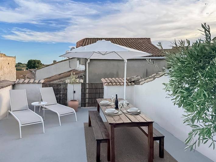 Gîte pour 4 personnes, avec terrasse et vue à Puissalicon - 4