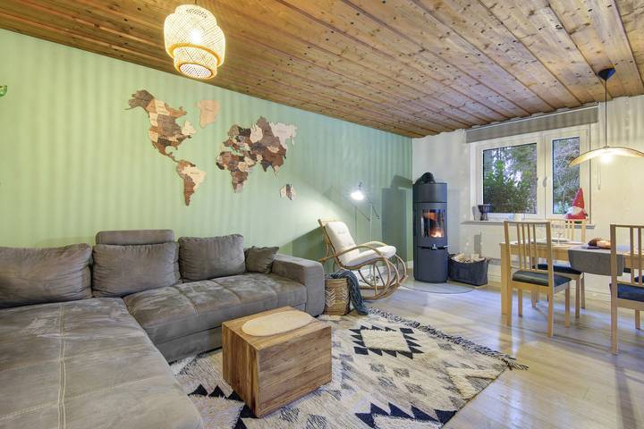 Ferienhaus für 4 Personen, mit Garten und Sauna