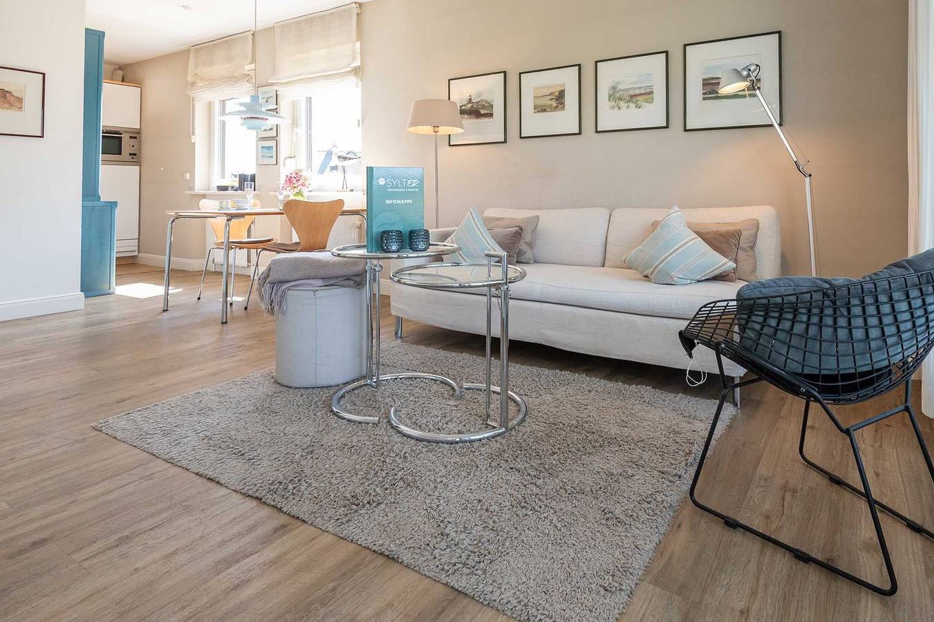 Ganze Wohnung, 2-Zimmer-Ferienwohnung am Meer mit ca. 50 m² Wohnfläche, für 2 Personen in Wenningstedt, Sylt