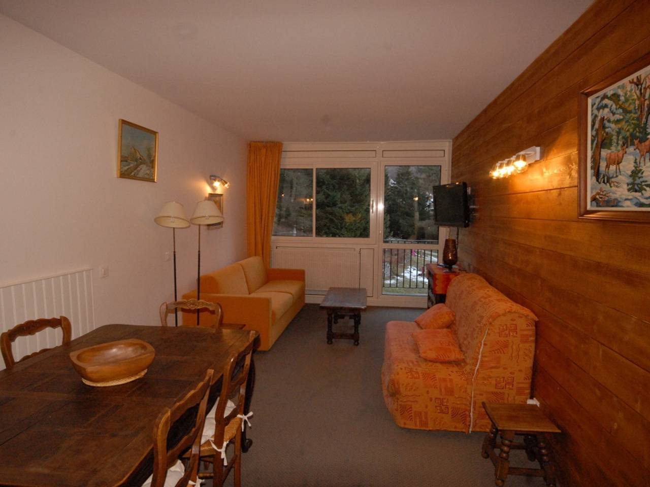 Ganze Wohnung, Gourette, gemütliche Whg, 6 Pers, Haustiere erlaubt in Gourette, Eaux-Bonnes