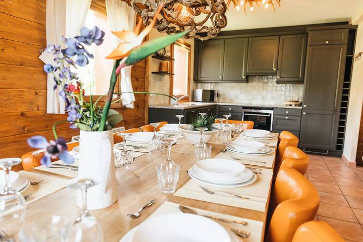 Chalet pour 12 personnes, avec balcon à Saint-François-Longchamp - 2