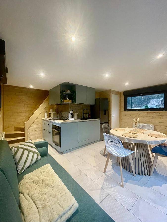 Chalet pour 5 personnes, avec vue et jardin, animaux acceptés