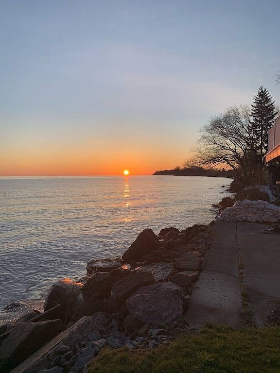 Vintage Lake Ontario Hütte im Jahre 1902 gebaut. in Ontariosee