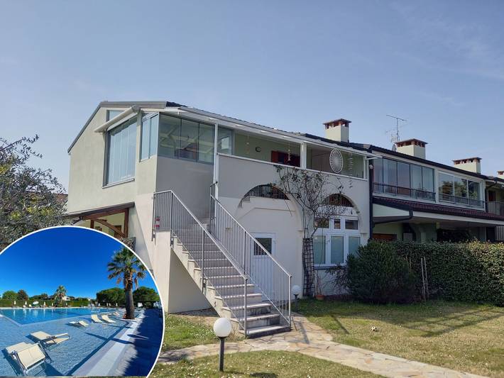 Ferienwohnung für 6 Personen, mit Garten und Pool in Colà