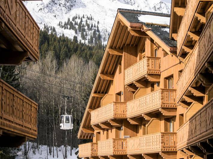 Vakantiewoning voor 6 personen, with zwembad and sauna as well as balkon, met huisdier in Méribel