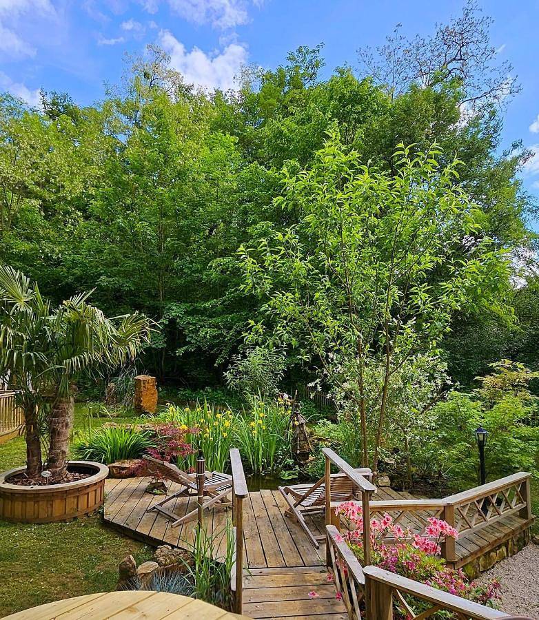 Petit chalet 4 personnes bain nordique in Amoncourt, Haute-Saône