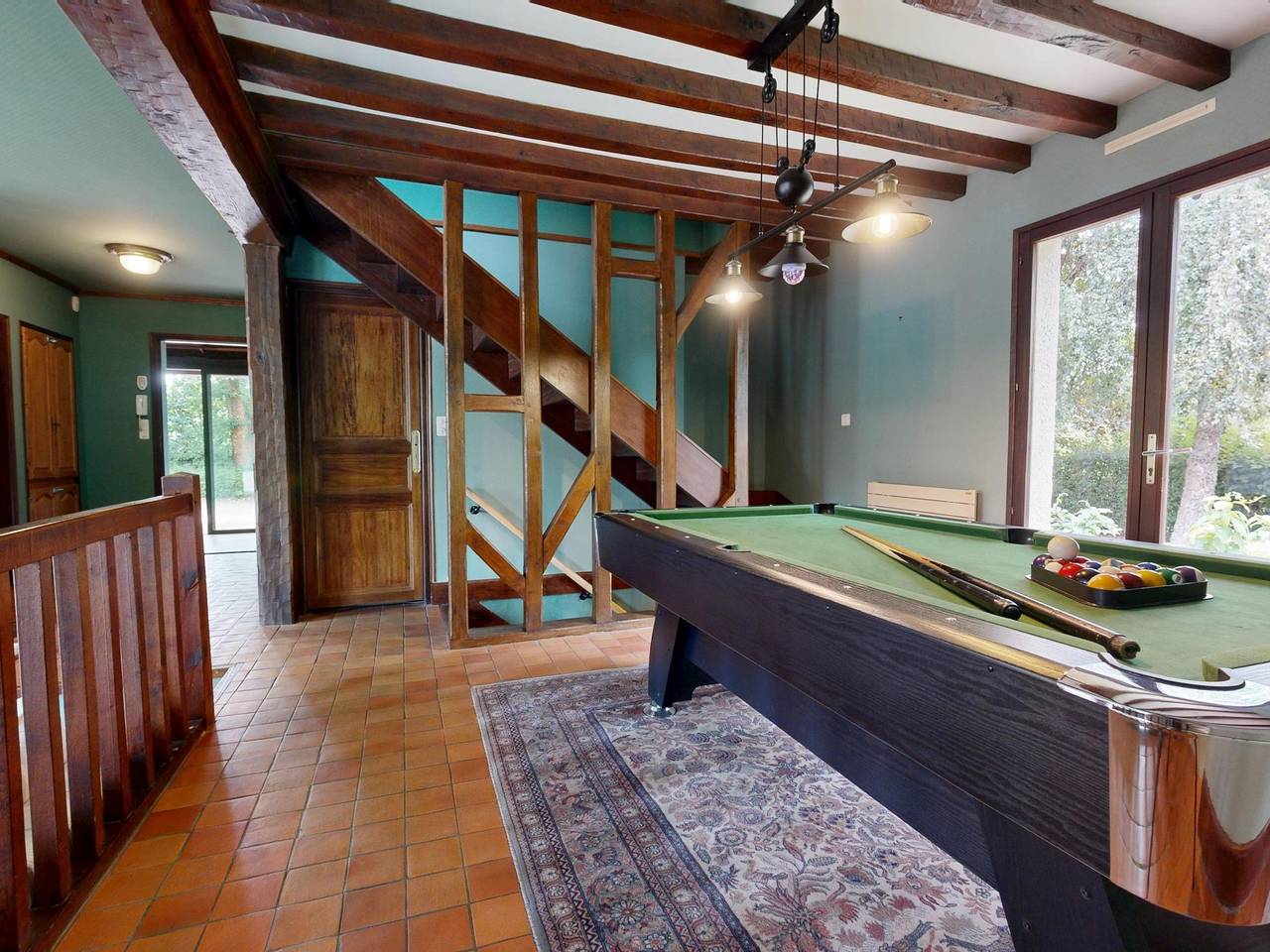 Greenland 15pers : jacuzzi sauna airhockey billard in Hudimesnil, Région de Coutances