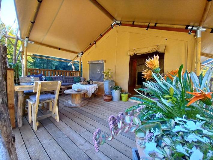 Tente pour 2 personnes, avec vue ainsi que jardin et terrasse dans Grand Est - 2