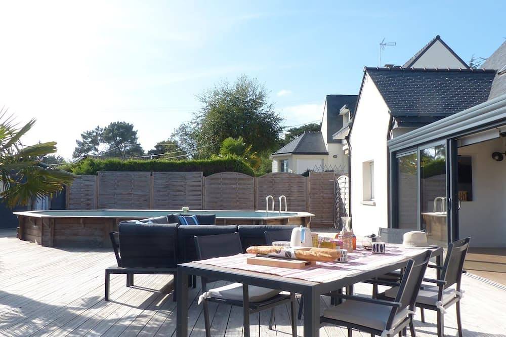 Comfortable 3* house with swimming pool in Larmor-Baden, Región de Vannes