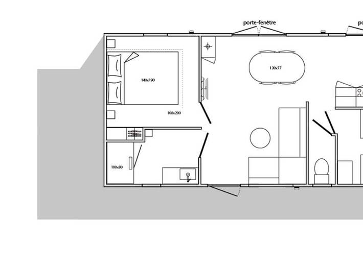 Domaine de la Noue des Rois - Mobilheim 4 personen - Mh2 30 m² in Saint-Hilaire-sous-Romilly, Aube