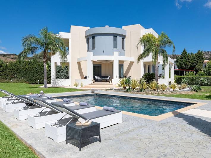 Ferienhaus für 10 Personen, mit Garten und Terrasse sowie Pool in Afantou - 4