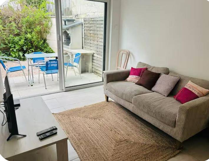 Appartement de vacances pour 4 personnes, avec jardin, animaux acceptés