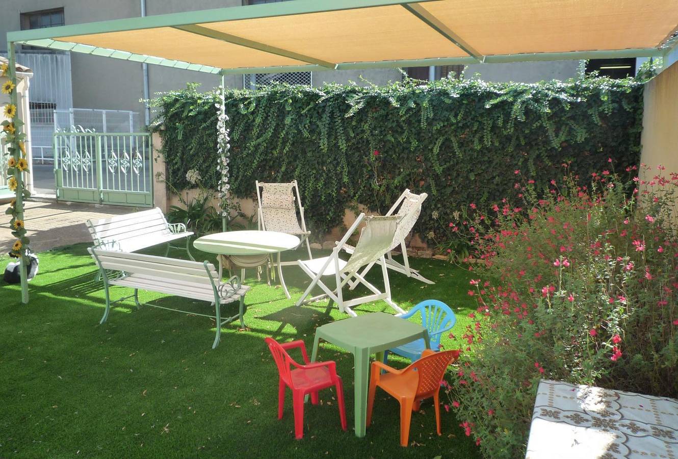 Le jardin Ombragé in Rieux-Minervois, Carcassonne und Umgebung
