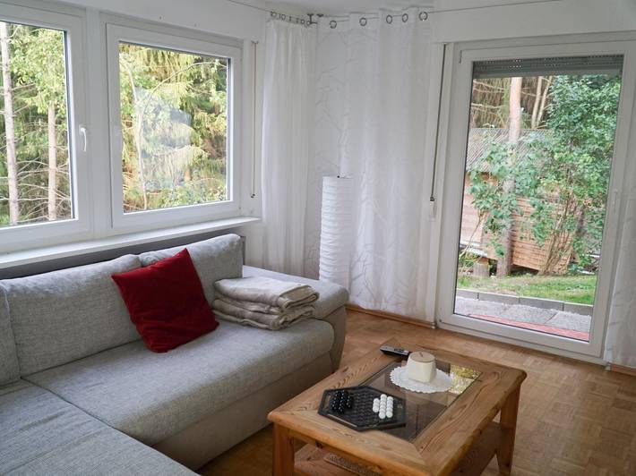 Geheel appartement, Appartement 'Am Eschachwäldle' met privé terras, privé tuin en Wifi in Niedereschach, Central Black Forest