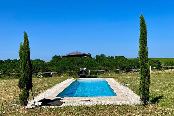 Location de vacances pour 4 personnes, avec Jardin à Bourg-de-Visa