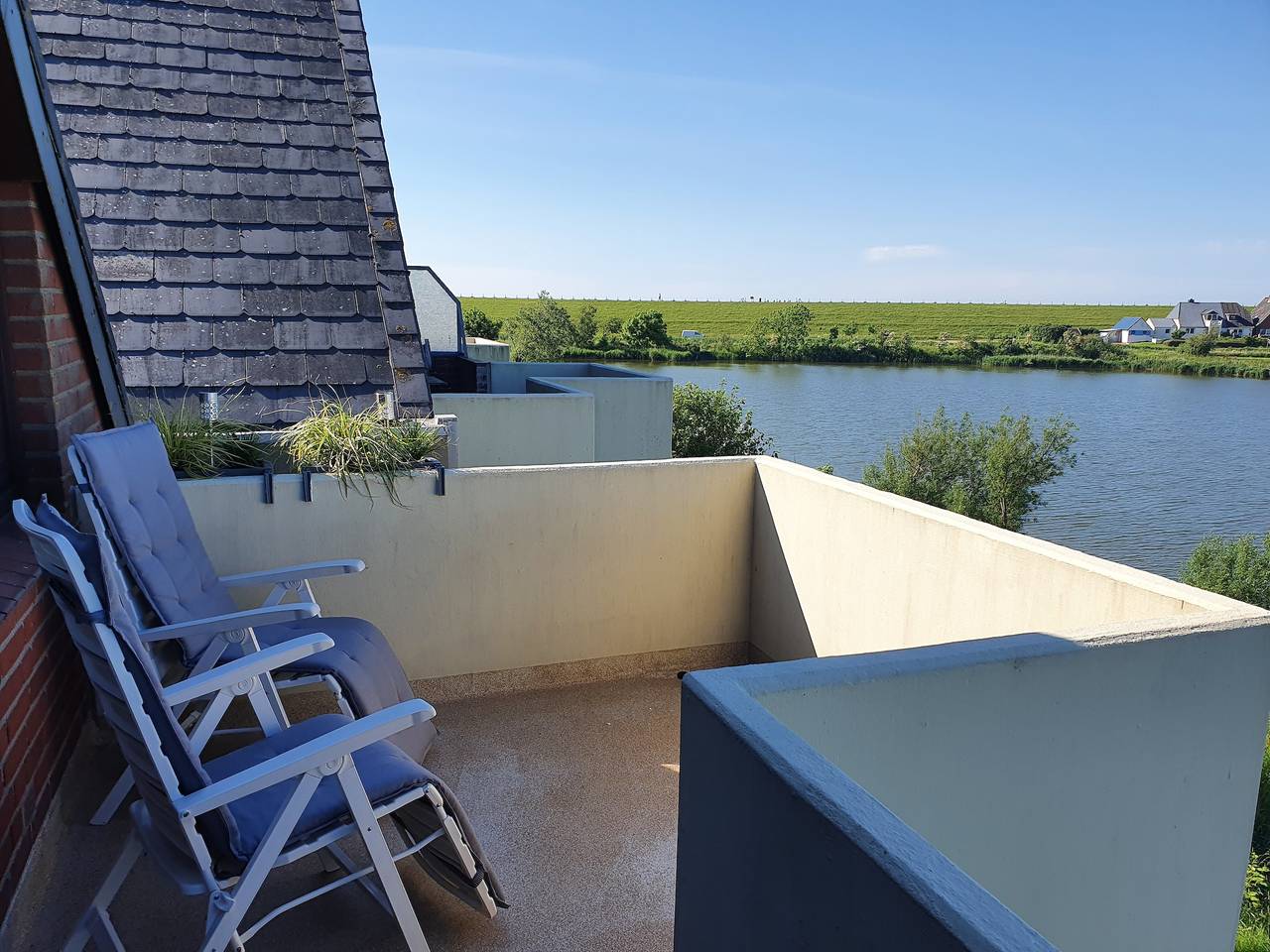 Ganze Wohnung, Ferienwohnung 'Watt'n Utsicht' mit Meerblick, Balkon und Wi-Fi in Nordstrand (Gemeinde), Nordstrand