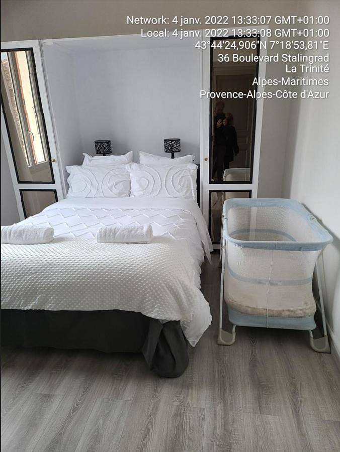 4 logements à La Trinité proche de Nice 15 mn, Monaco 20 mn et l'Italie 30 mn 2 Chambres et 2 Studios privés et indépendants in La Trinité, Côte méditerranéenne (France)