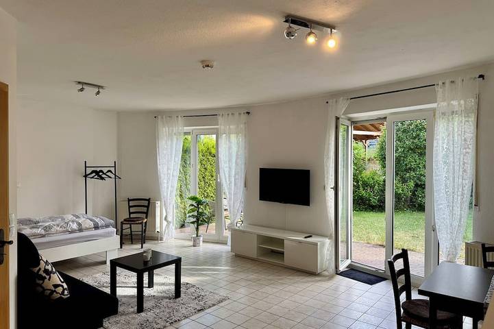 Ferienwohnung für 3 Personen, mit Terrasse und Garten in Stadtsteinach
