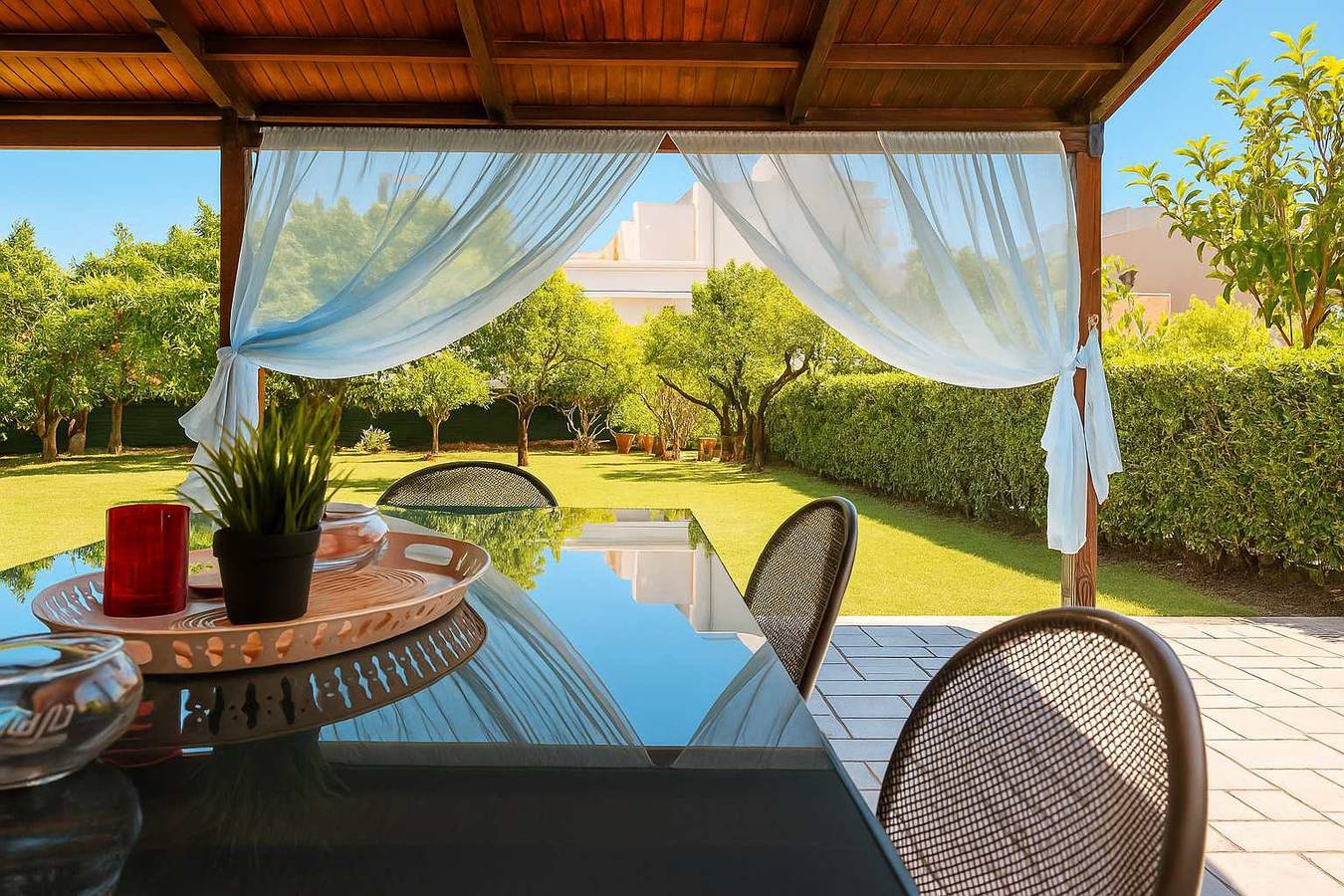 Ganze Wohnung, Ferienwohnung für 6 Personen mit Garten in Agia Pelagia, Achlada