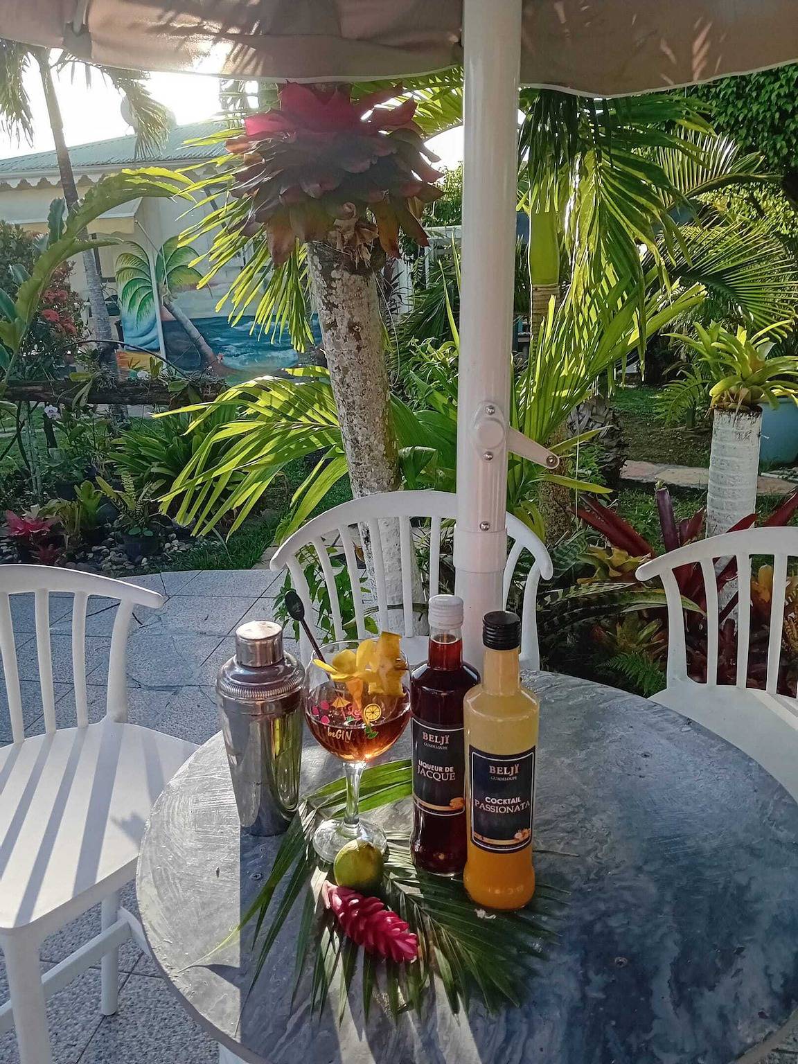Bungalow charmant à Sainte-Rose avec terrasse et piscine in Sainte-Rose, Guadeloupe