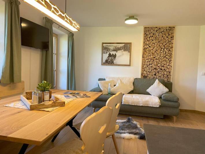 Gîte pour 4 personnes, avec balcon et vue à Jachenau