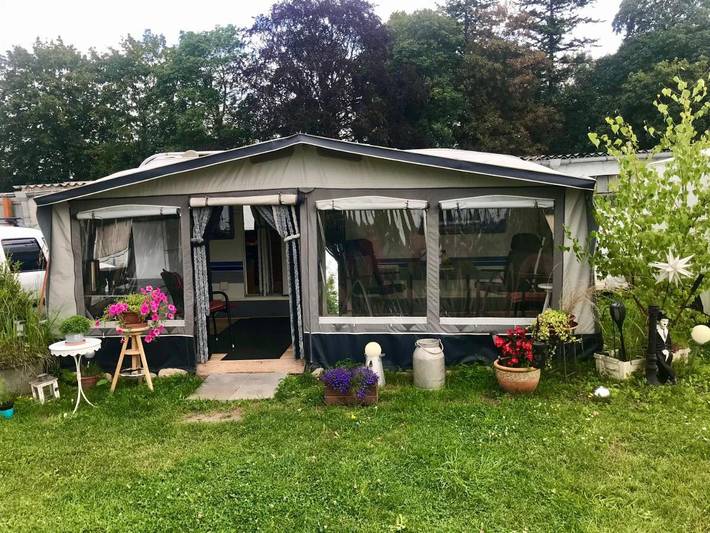 Ferienhaus für 2 Personen, mit Terrasse und Garten sowie Ausblick in Loitz