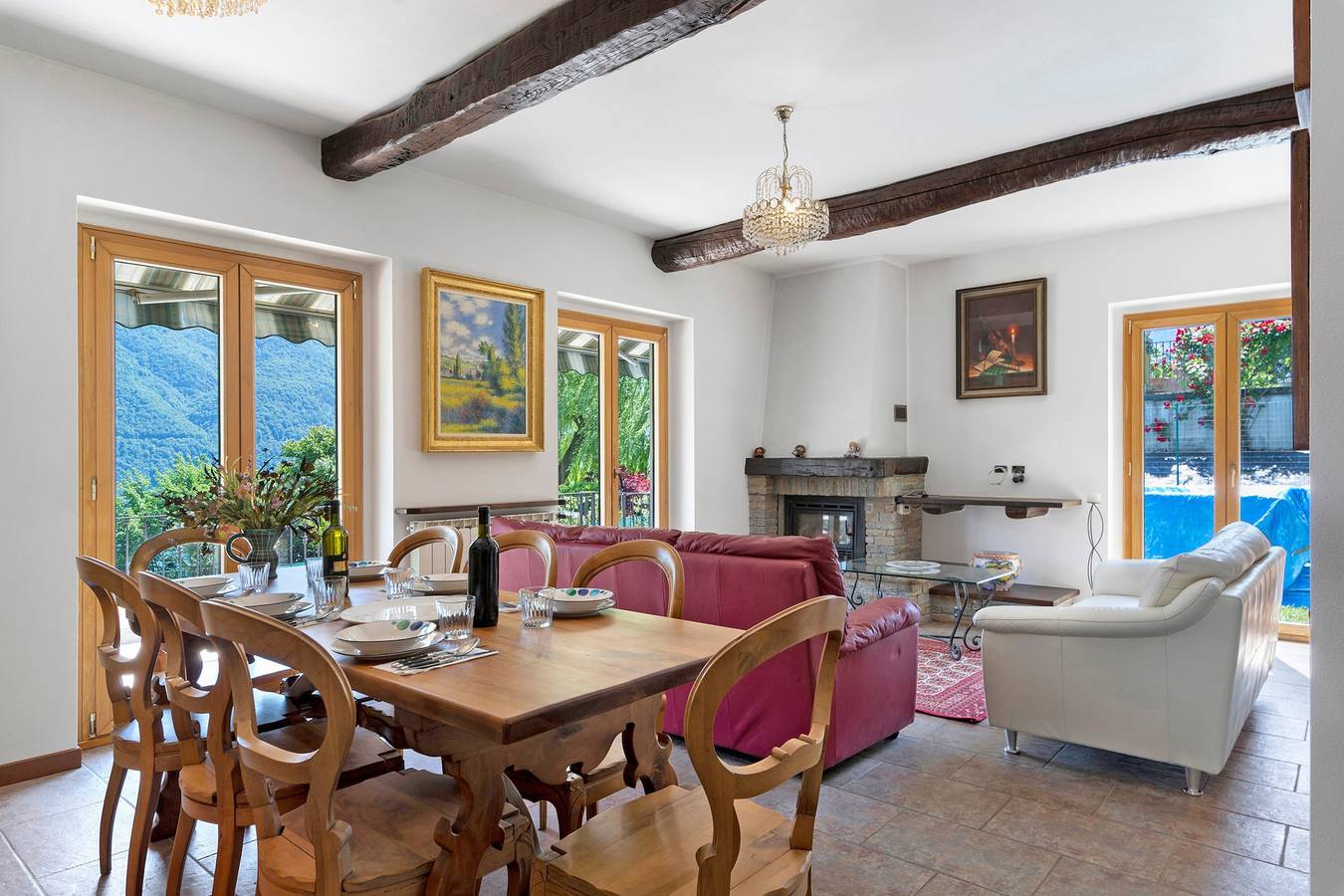 Villa « Porlezza Lake View » avec vue sur le lac, piscine privée et Wi-Fi ultra-rapide in Commune de Porlezza, Lac de Lugano (Italie)
