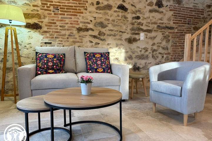 Gîte pour 6 personnes, avec jardin