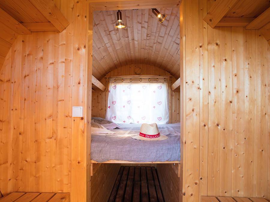 Camping La Grappe Fleurie - Unterkunft 2 personen - Zimmer Tonneau Barrel - 1 Zimmer (ohne Sanitäranlagen) in Fleurie, Beaujolais