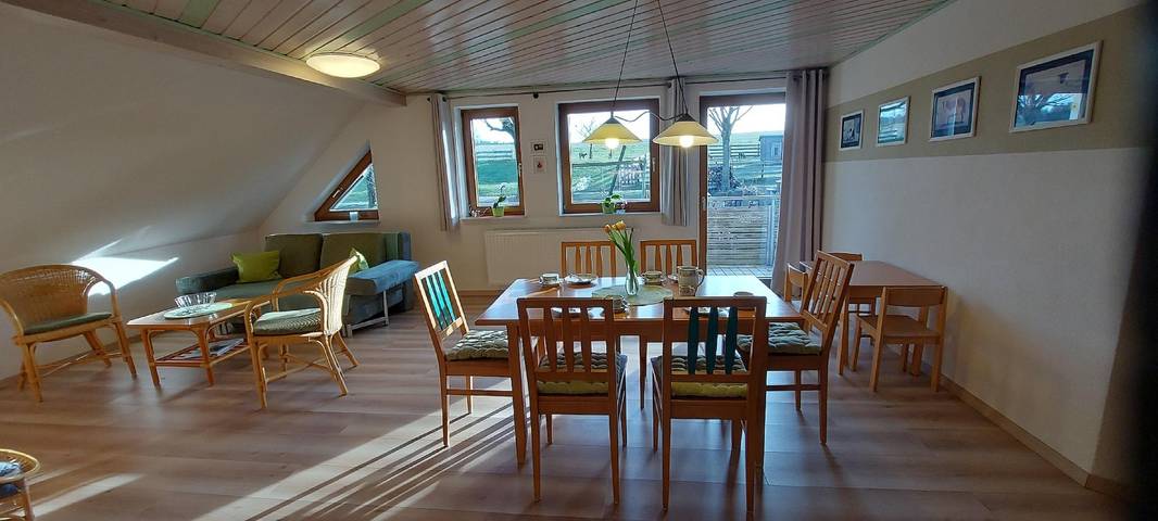 Bauernhof für 5 Personen, mit Garten und Balkon, mit Haustier an der Rhön - 4