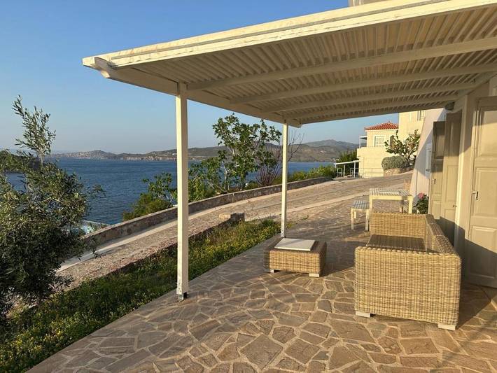 Ferienhaus für 2 Personen, mit Kinderpool und Ausblick sowie Pool und Garten in Petra (Griechenland) - 3