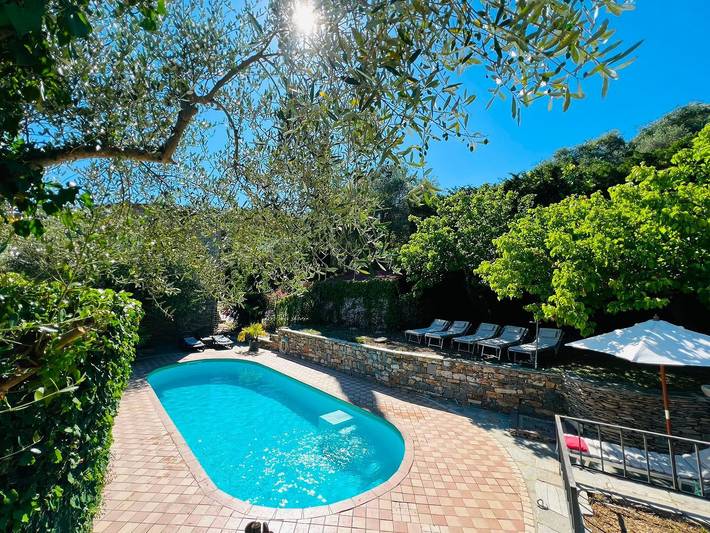 Ferienhaus für 8 Personen, mit Balkon und Terrasse sowie Garten und Pool in Prelà
